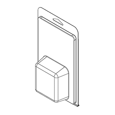 Visipak Thermoform-CLAMSHELL-#418-8.250-4.938-2.938-2.656-1.313-0.020-CLEAR,  418TF